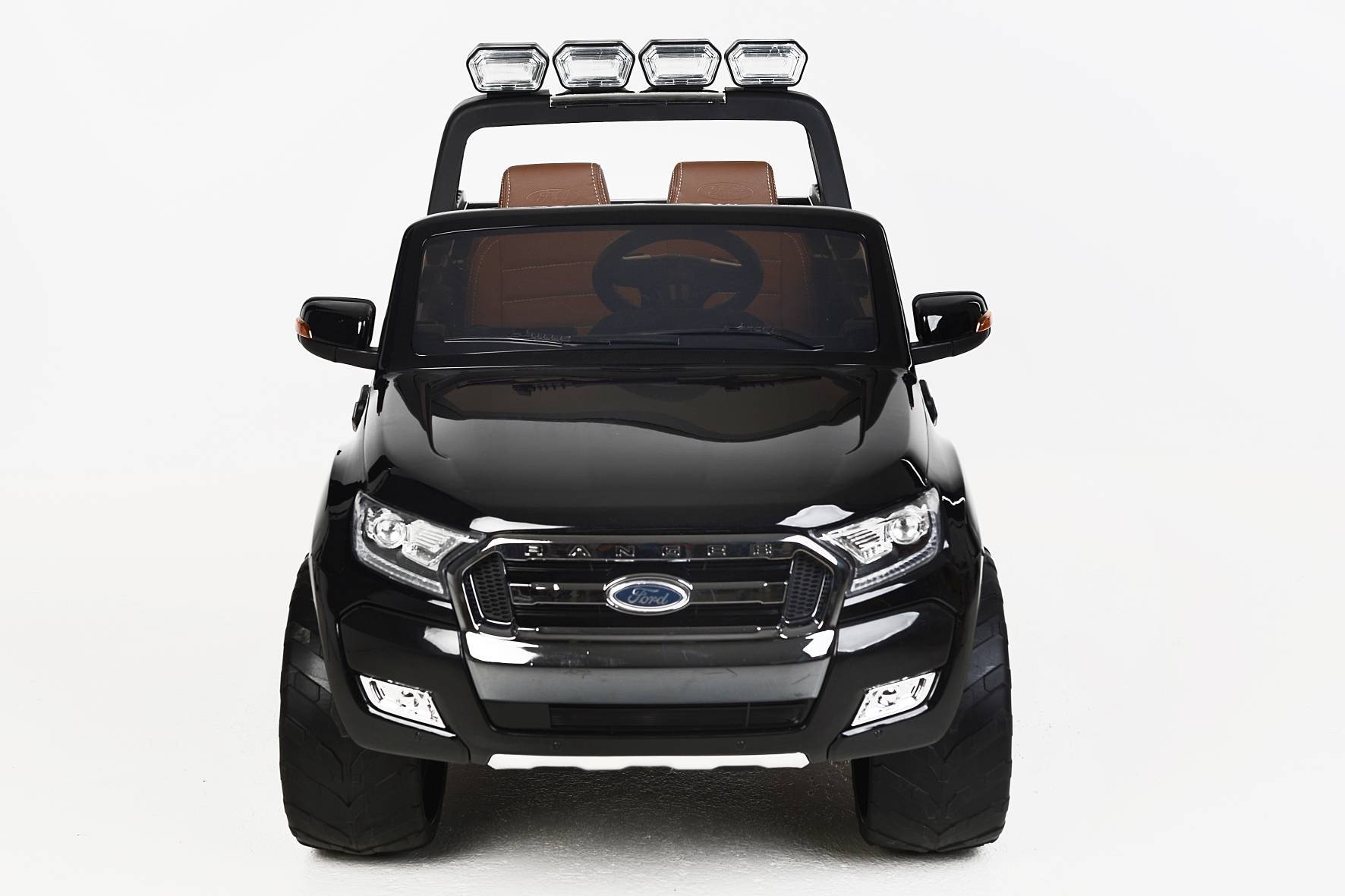 Todoterreno electrico infantil Ford Ranger MP4 Negro Metalizado con apertura de puertas