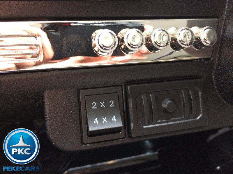 Todoterreno electrico para niños Ford Ranger MP4 Negro Metalizado