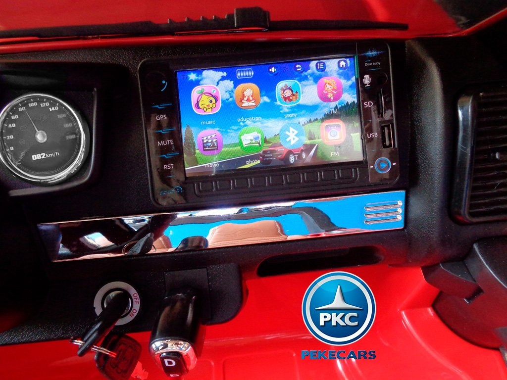 Ford Ranger 2017 12V MP4 Rojo primer plano mandos