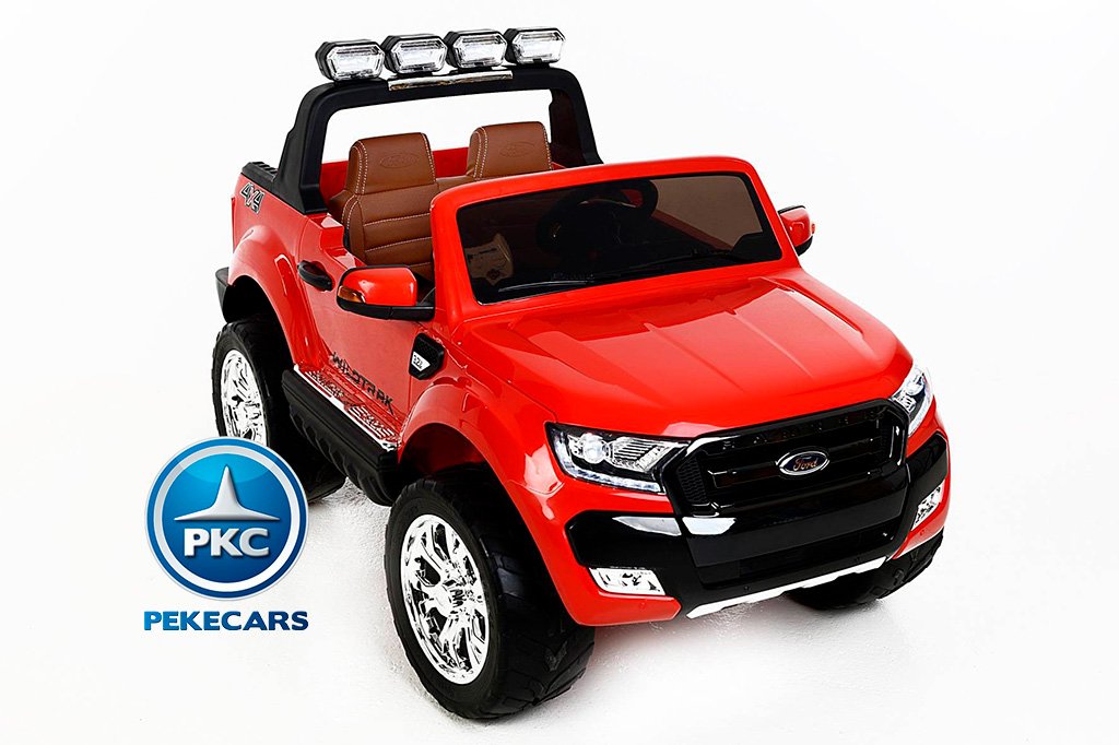 Ford Ranger 2017 12V MP4 Rojo vista ladeada
