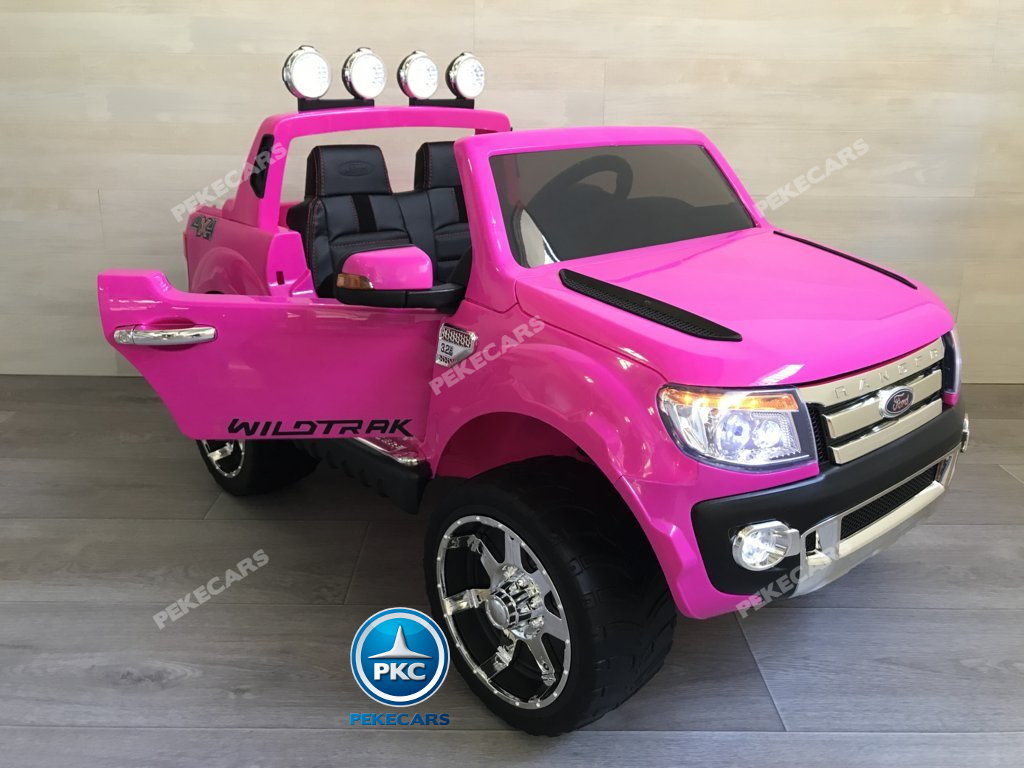 Todoterreno electrico infantil Ford Ranger Rosa vista principal