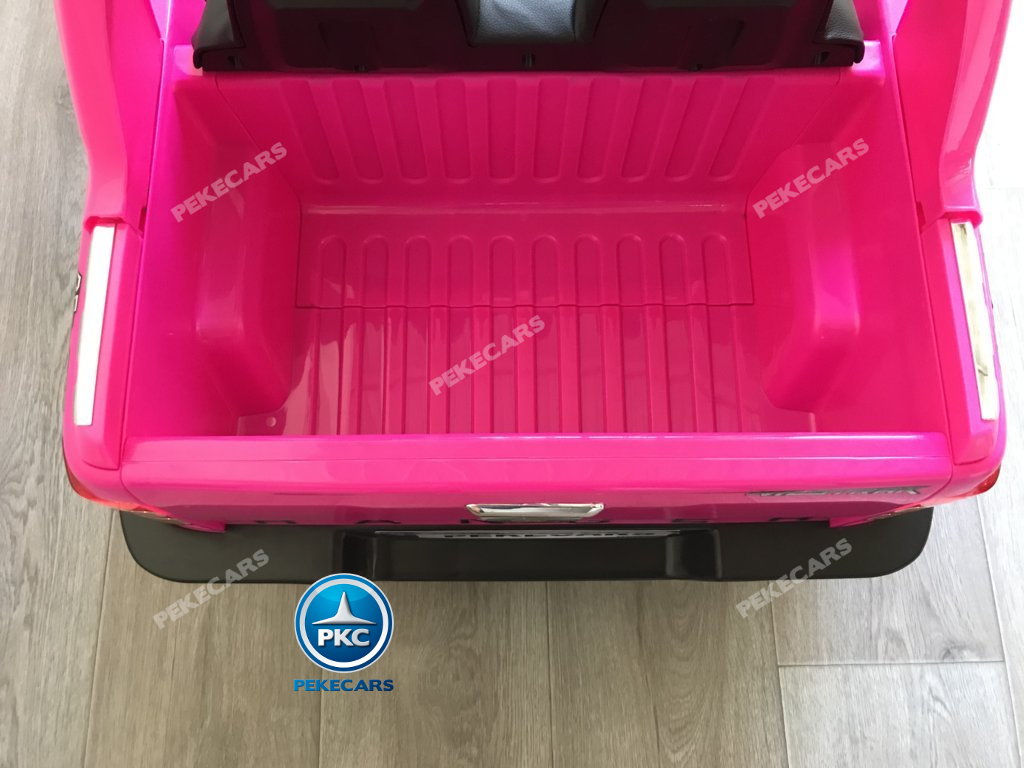 Todoterreno electrico infantil Ford Ranger Rosa maletero trasero