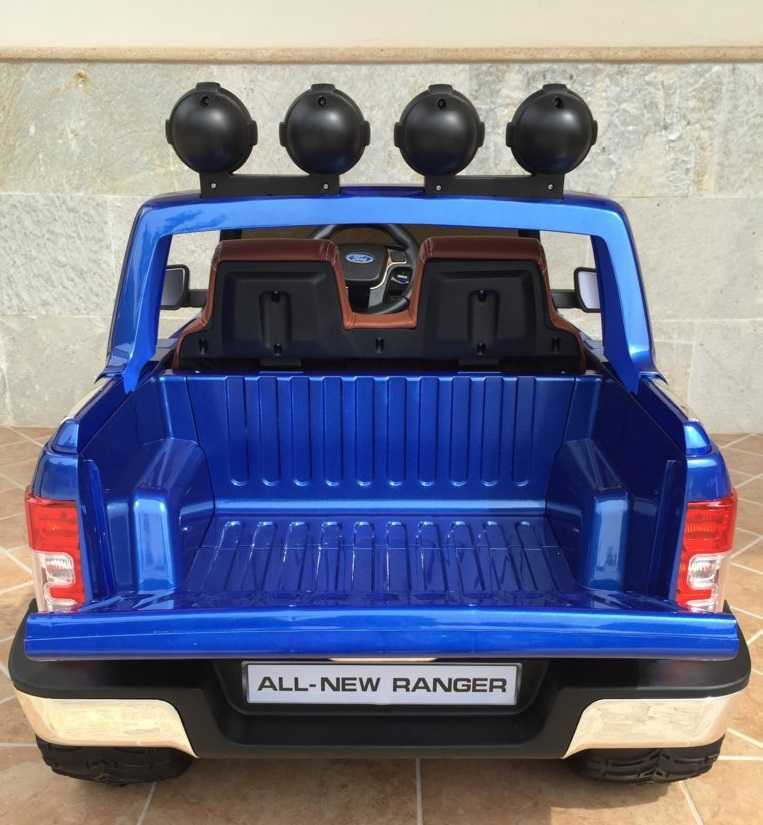 Todoterreno electrico para niños Ford Ranger Azul Metalizado asiento acolchado