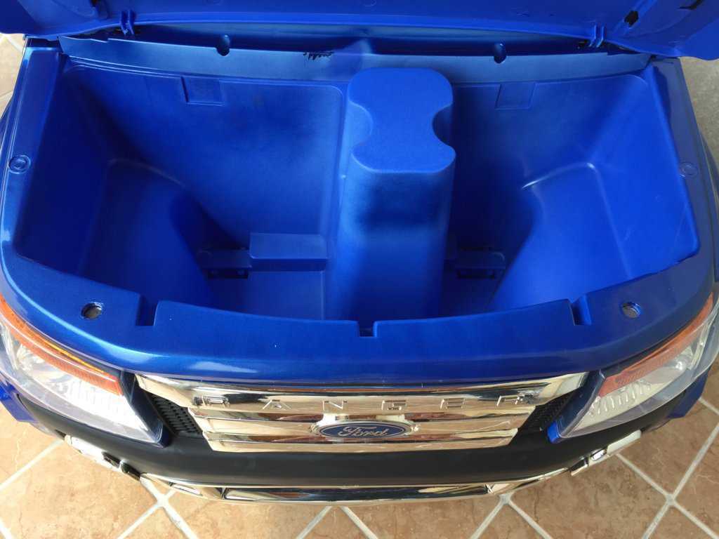 Todoterreno electrico para niños Ford Ranger Azul Metalizado luces led