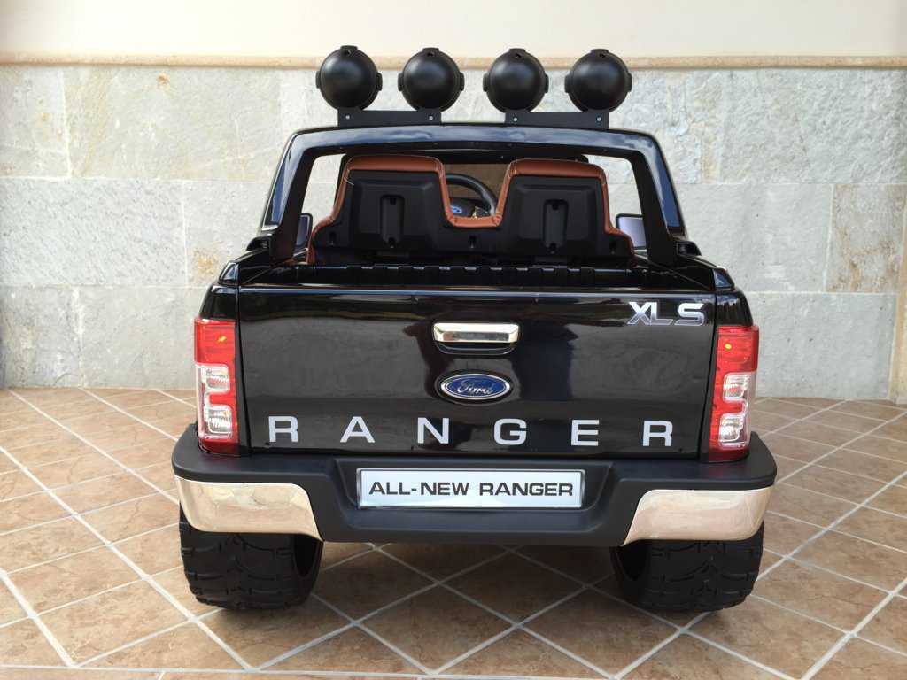 Todoterreno electrico para niños Ford Ranger Negro Metalizado