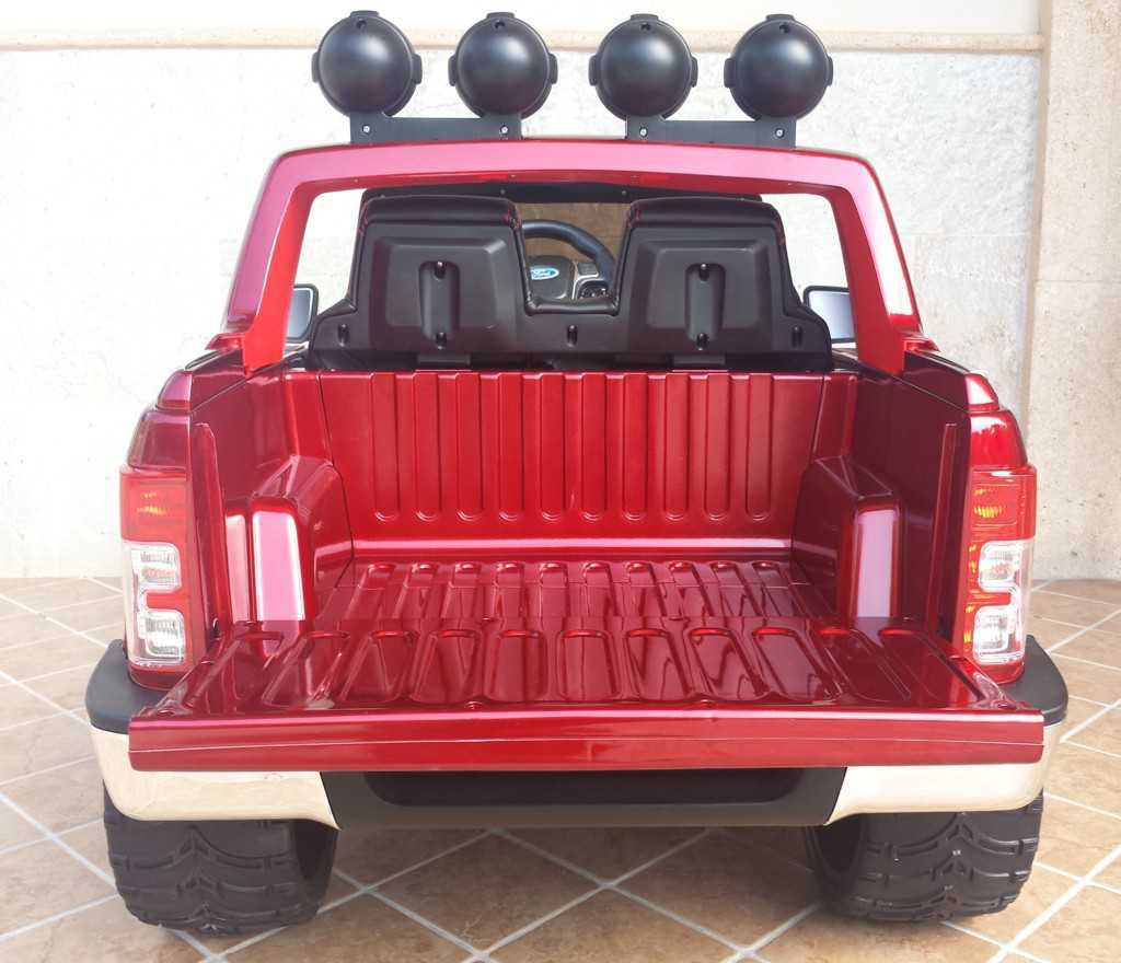 Todoterreno electrico infantil Ford Ranger Burdeos Metalizado frontal