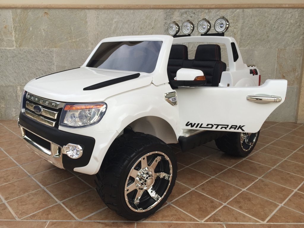 Todoterreno electrico infantil Ford Ranger Blanco vista principal
