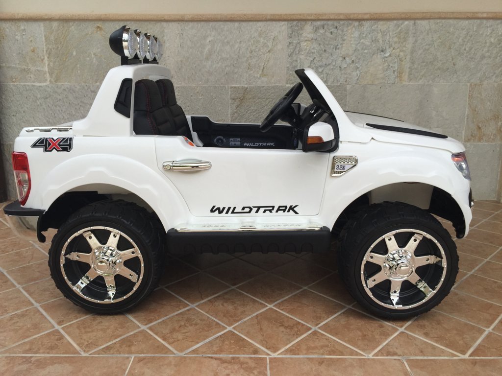 Todoterreno electrico para niños Ford Ranger Blanco