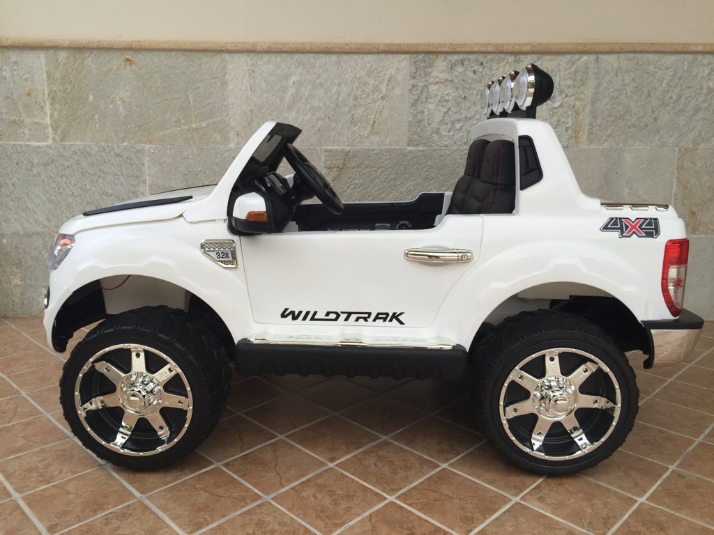 Todoterreno electrico para niños Ford Ranger Blanco