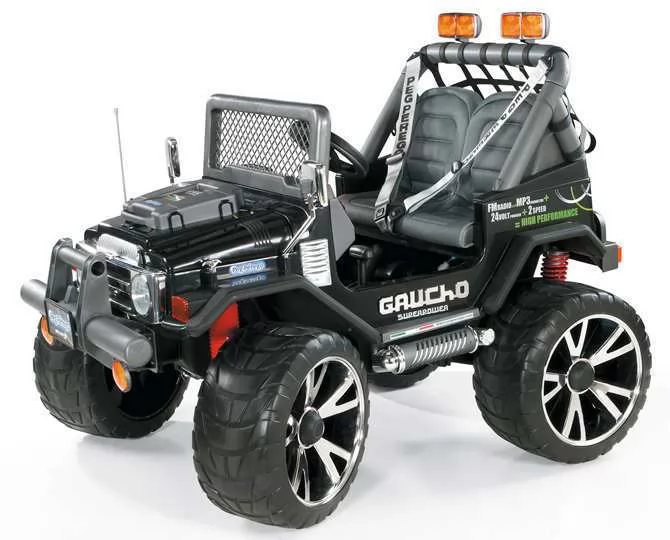 coche electrico para niños jeep gaucho superpower 24v