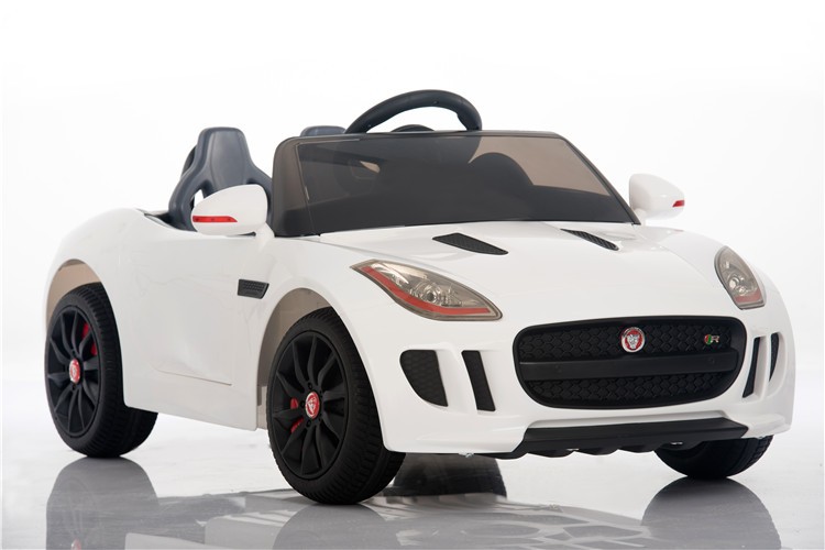 Coche electrico para niños Jaguar F-Type blanco