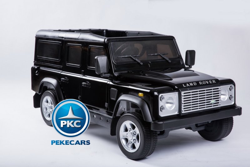 Todoterreno electrico para niños Land Rover Defender Negro vista principal