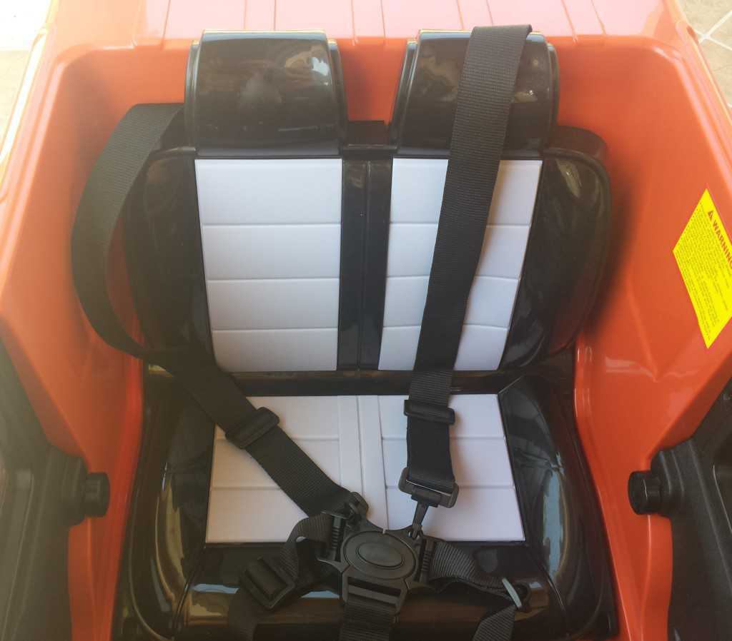 Todoterreno electrico para niños Land Rover Defender Naranja