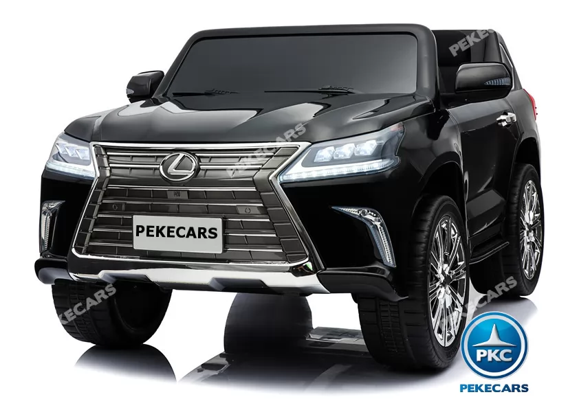 Coche electrico para niños Lexus 570 con MP4 Negro vista principal