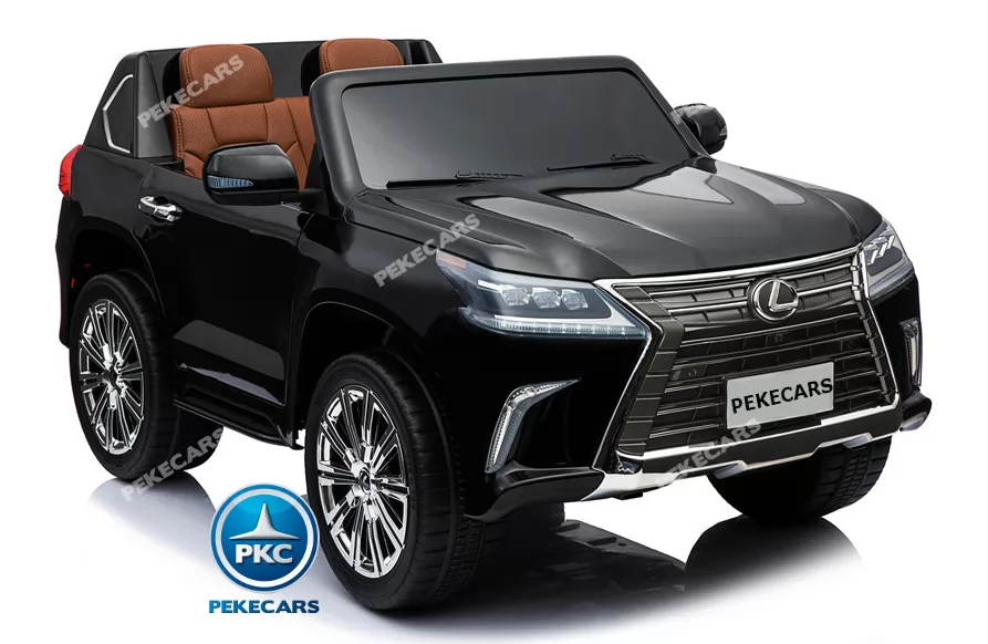 Coche electrico infantil Lexus 570 con MP4 Negro