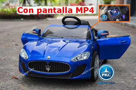 Maserati alfieri azul con pantalla mp4