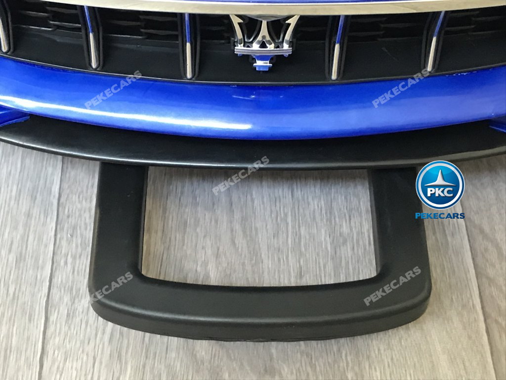 Coche electrico para niños Maserati Alfieri Azul con Pantalla MP4 asa de transporte