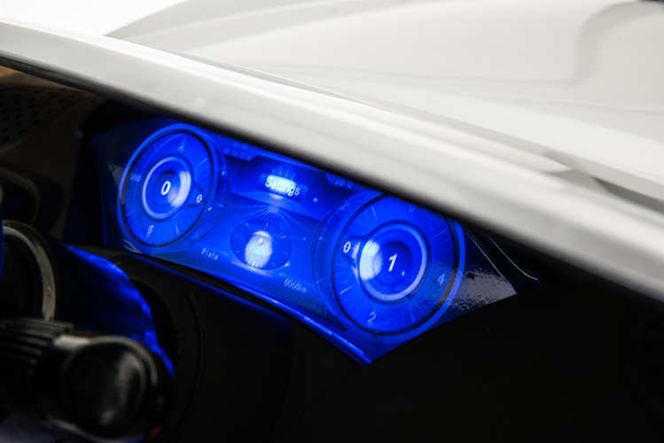 Coche electrico para niños Maserati Alfieri Blanco con Pantalla MP4