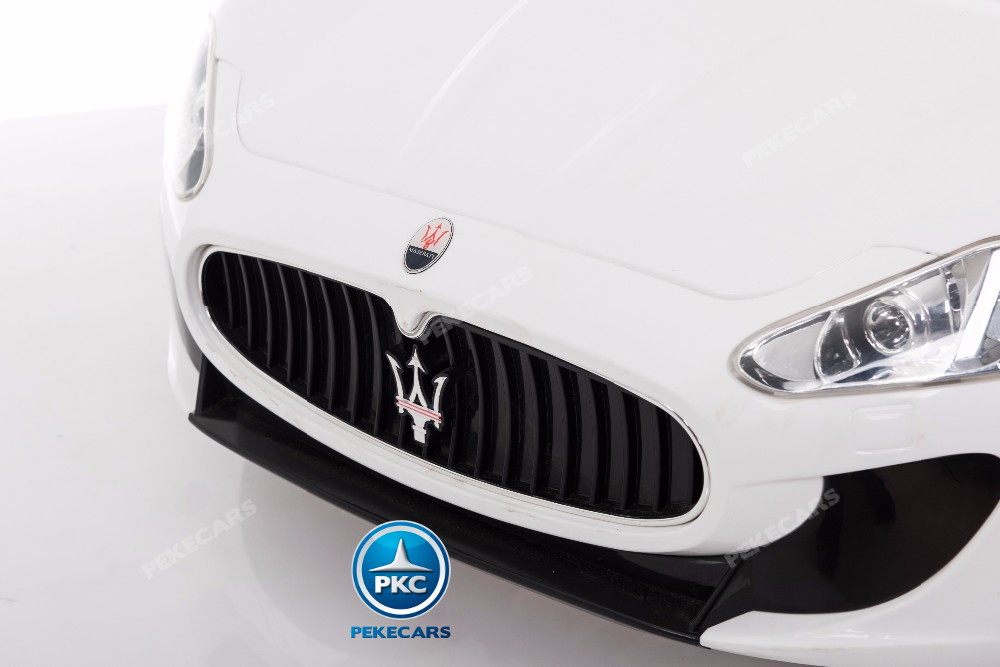 Coche electrico para niños Maserati Gran Turismo 12V Blanco