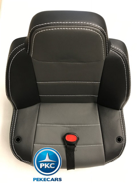 Todoterreno electrico para niños Mercedes G63 Negro asiento alcolchado en piel