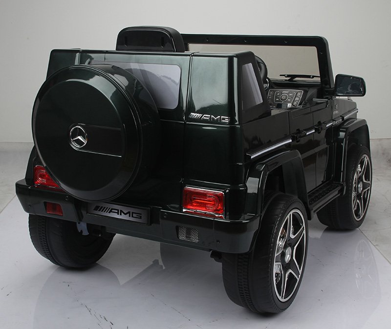 Todoterreno electrico para niños Mercedes G63 Negro vista trasera