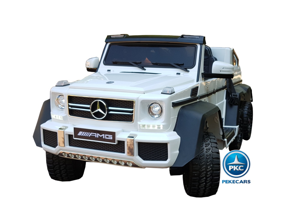 Coche electrico para niños New Mercedes G63 Blanco