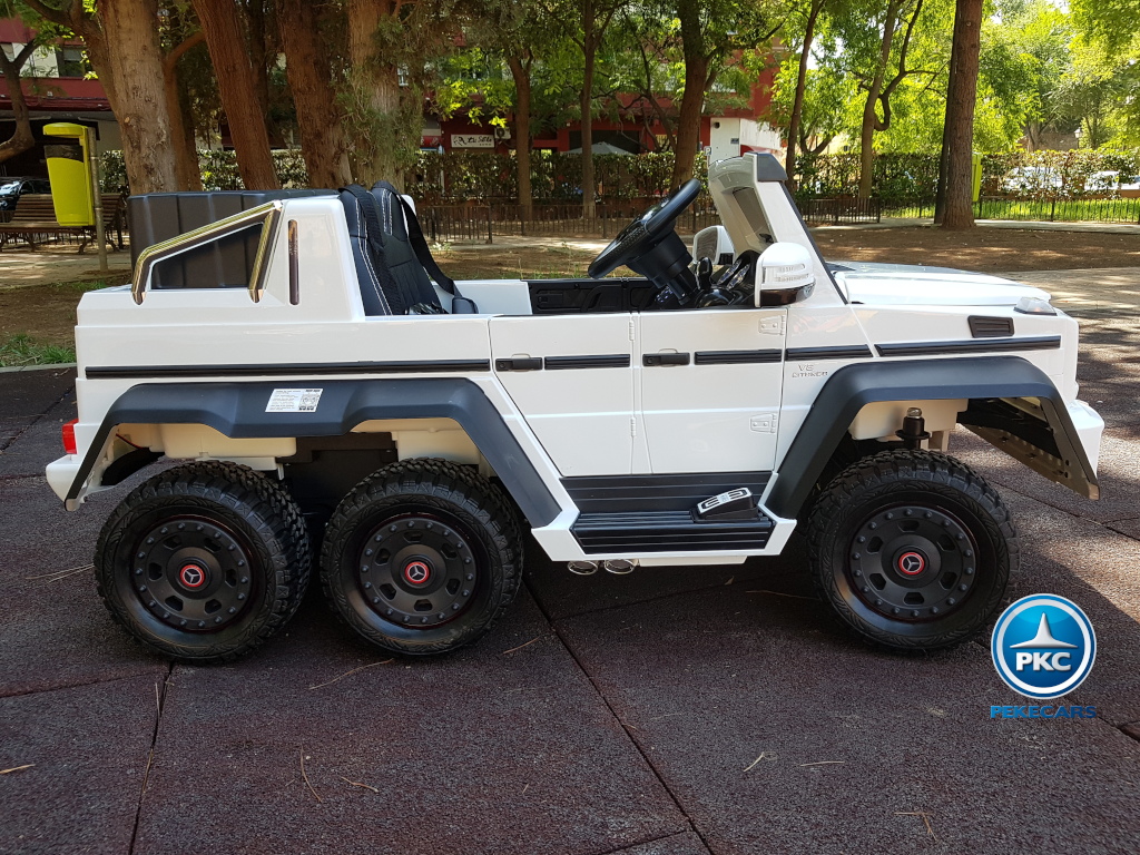 Coche electrico para niños New Mercedes G63 Blanco