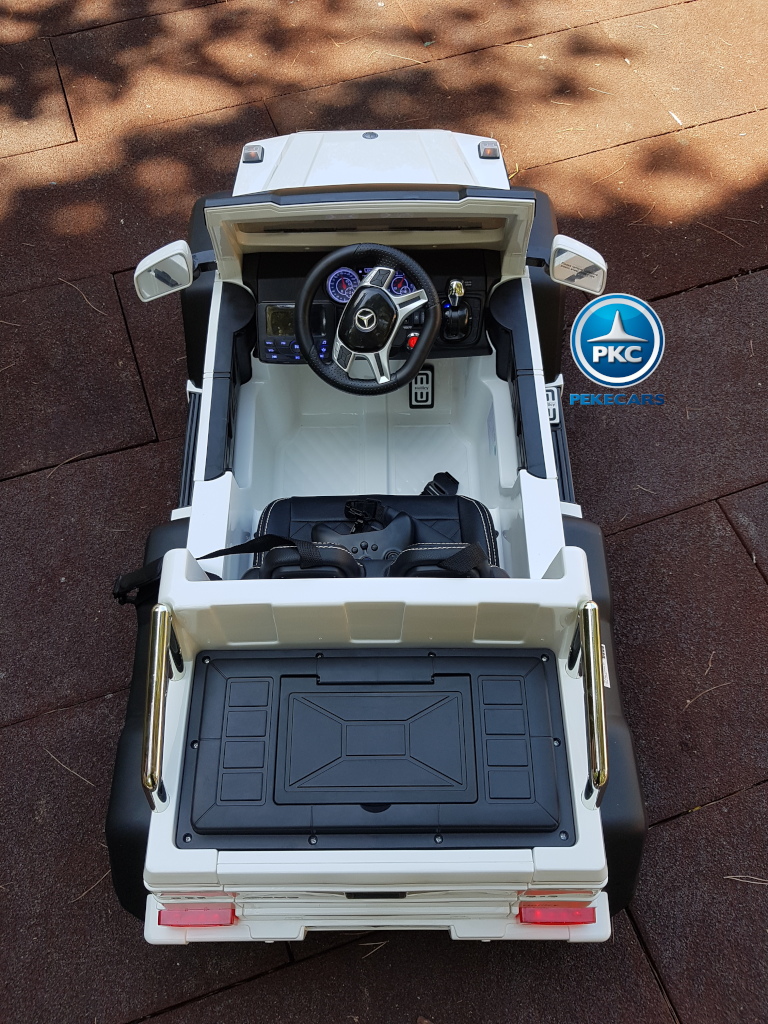 Coche electrico para niños New Mercedes G63 Blanco