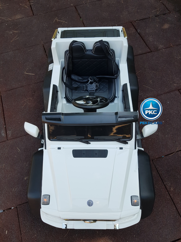 Coche electrico para niños New Mercedes G63 Blanco