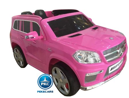coche electrico Mercedes GL63 rosa para niños