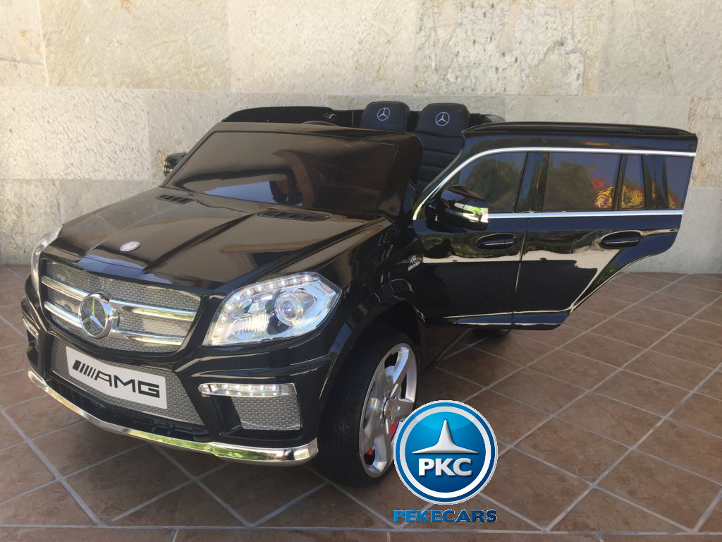 Coche electrico para niños Mercedes GL63 Negro Metalizado vista principal