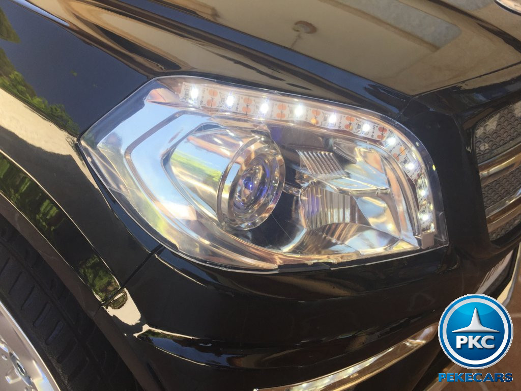 Coche electrico infantil Mercedes GL63 Negro Metalizado con luces delanteras