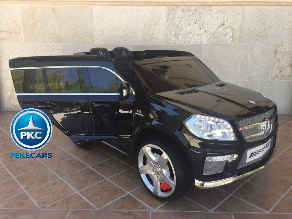 Coche electrico infantil Mercedes GL63 Negro Metalizado con apertura de puertas