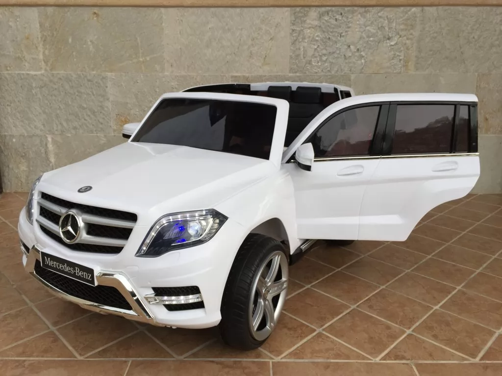 Coche electrico para niños Mercedes GLK-350 Blanco vista principal