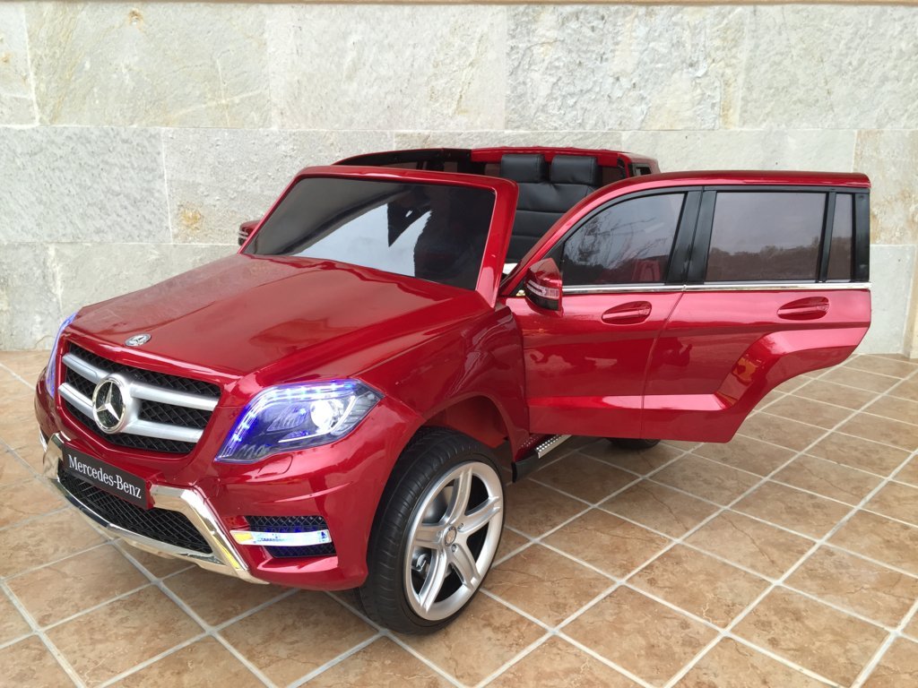 Coche electrico para niños Mercedes GLK-350 Rojo Metalizado vista principal