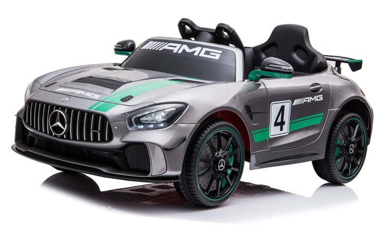 Mercedes GT4 12V Plata Metalizado