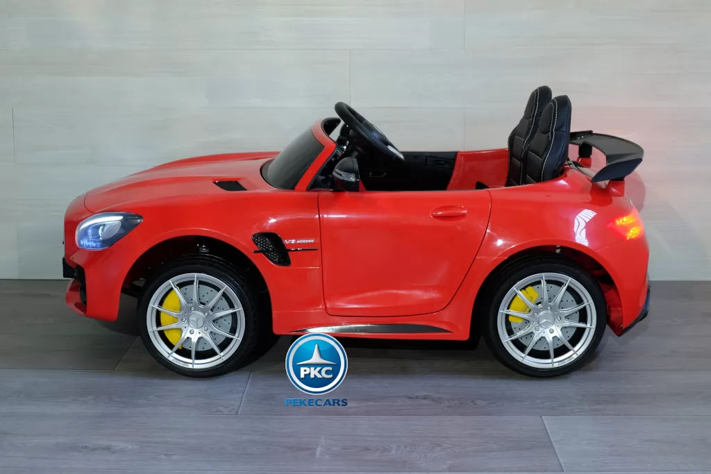 Coche electrico infantil Mercedes GTR 2 plazas Rojo