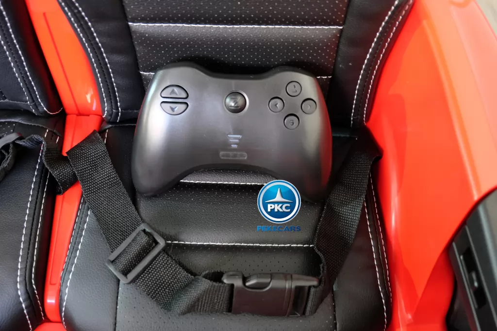 Coche electrico para niños Mercedes GTR 2 plazas Rojo con mando radiocontrol