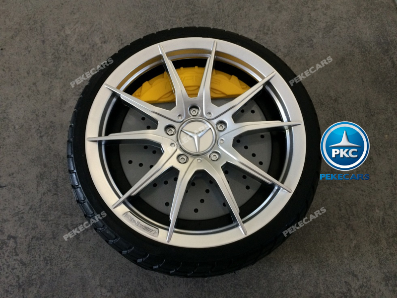 Coche electrico infantil Mercedes GTR 12V Blanco