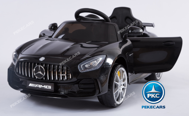 Coche electrico para niños Mercedes GTR 12V Negro vista principal