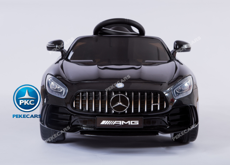 Coche electrico infantil Mercedes GTR 12V Negro con USB