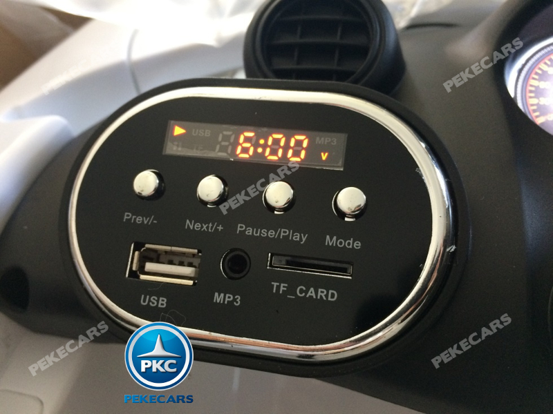 Coche electrico para niños Mercedes GTR 12V Negro dashboard