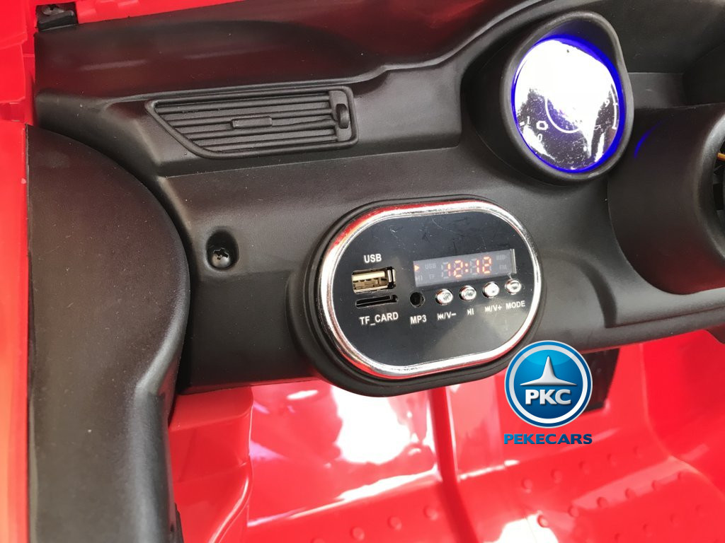 Coche electrico infantil Mercedes ML-350 Rojo salpicadero