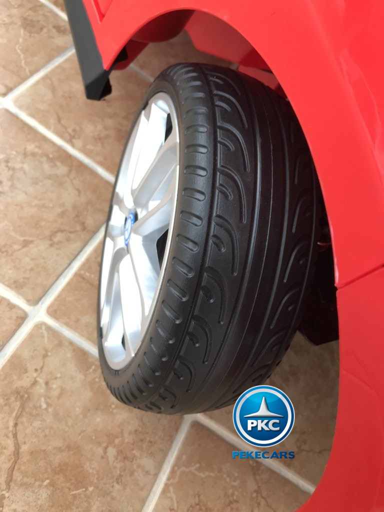 Coche electrico infantil Mercedes ML-350 Rojo ruedas de caucho antipinchazos