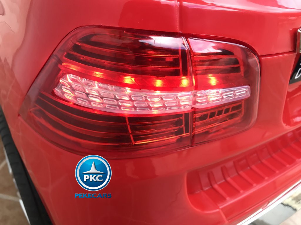 Coche electrico infantil Mercedes ML-350 Rojo luces traseras