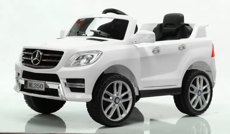 Coche electrico para niños Mercedes ML-350 blanco vista principal