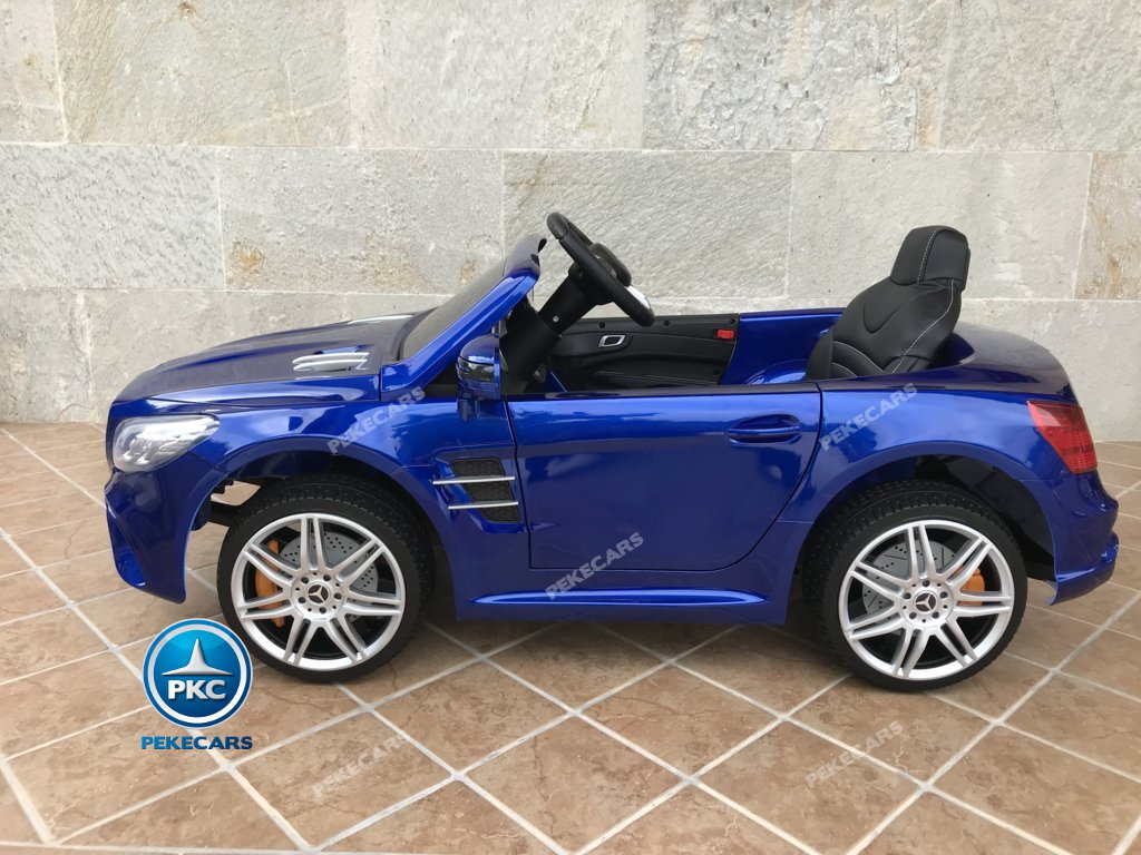 Coche electrico infantil Mercedes SL500 Azul Metalizado