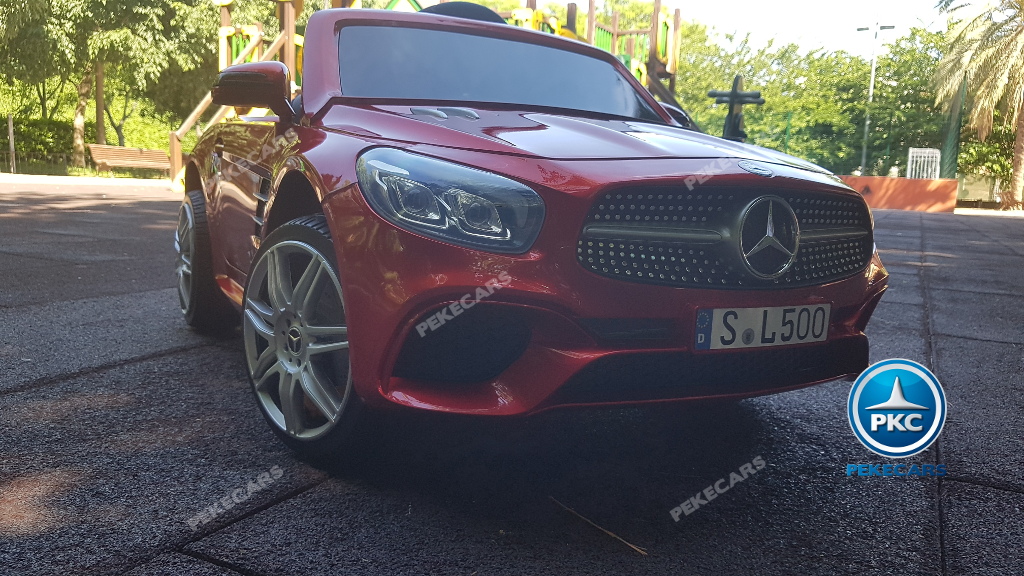 Coche electrico infantil Mercedes SL500 Rojo Metalizado