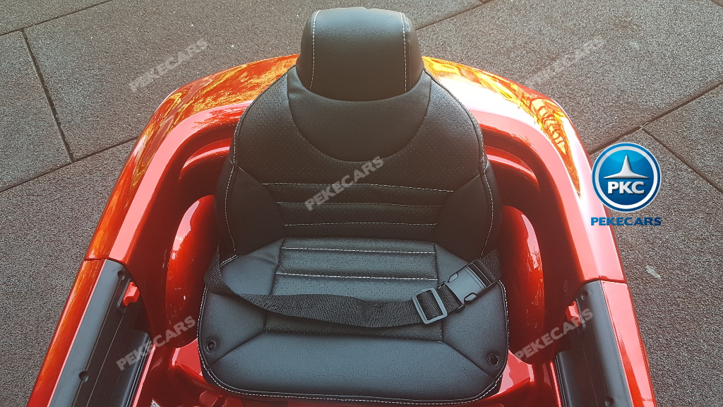 Coche electrico infantil Mercedes SL500 Rojo Metalizado luces frontales