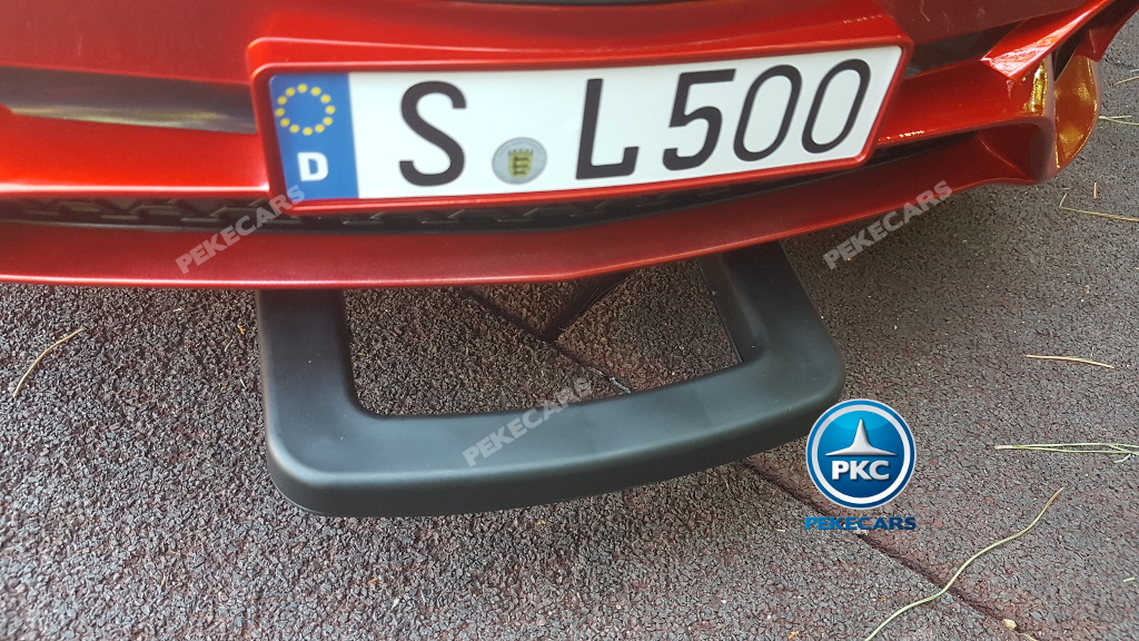 Coche electrico para niños Mercedes SL500 Rojo Metalizado luces traseras